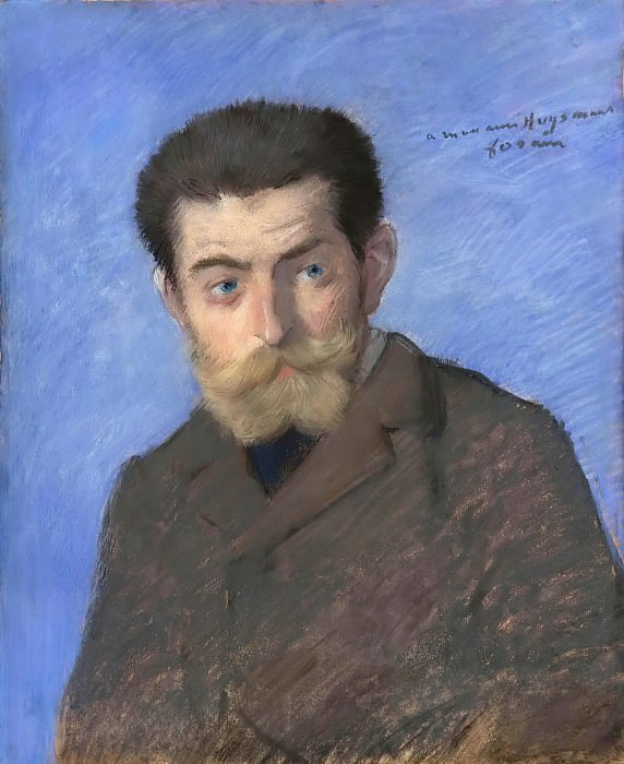 Jean Louis Forain -- Portrait of the Writer Joris-Karl Huysmans, Château de Versailles