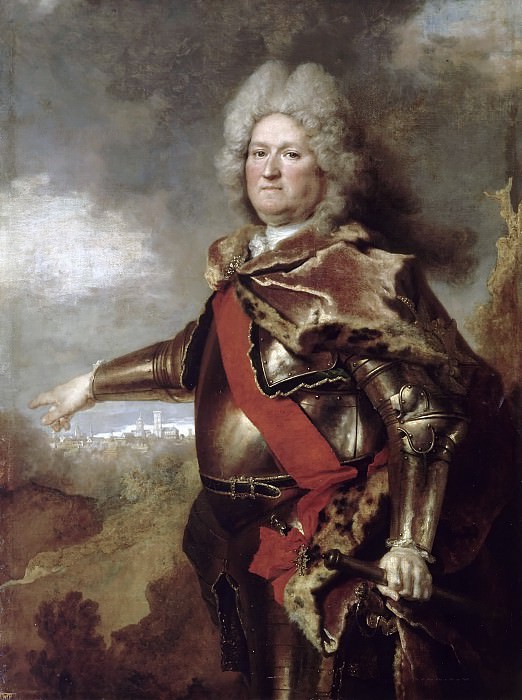 Николя де Ларжильер -- Антуан Ле Престр , граф де Пюи-Вобан, губернатор Бетюна, Версальский дворец