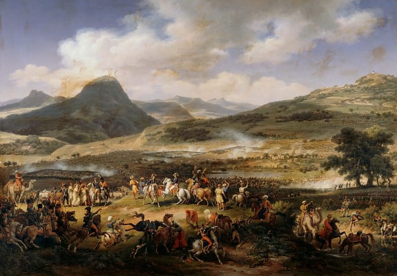 Louis Francois Lejeune -- Battle of Mount Thabor, 16 April 1799, Château de Versailles
