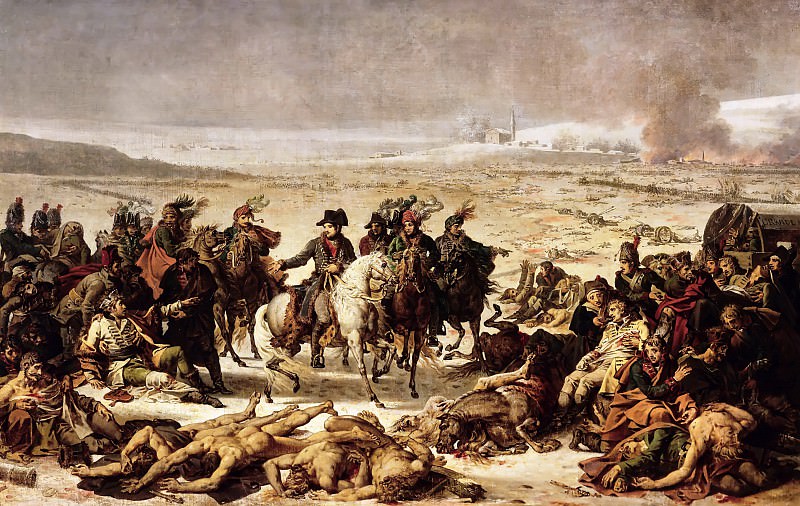 Шарль Мейнье -- На следующий день после битвы при Эйлау, февраль 1807, Версальский дворец