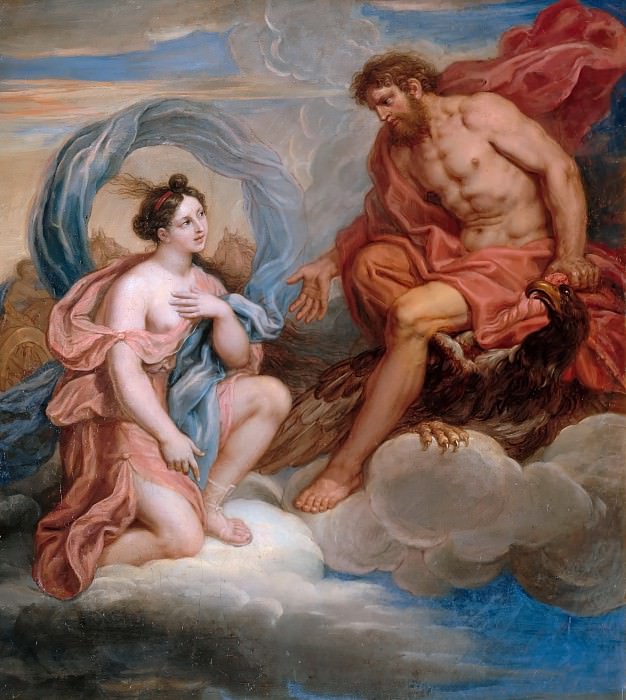 Michel Corneille the younger -- Iris and Jupiter, Château de Versailles