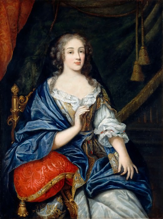 Jean Nocret I -- Louise-Francoise de la Baume le Blanc, Duchesse de la Valliere and de Vaujours , Château de Versailles