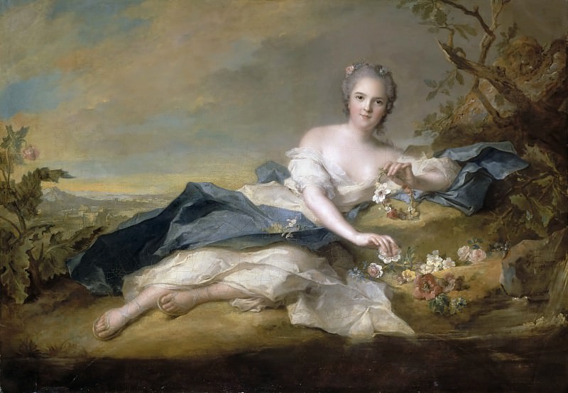 Жан-Марк Наттье -- Анна-Анриетта Французская, Мадам Анриетта, Версальский дворец