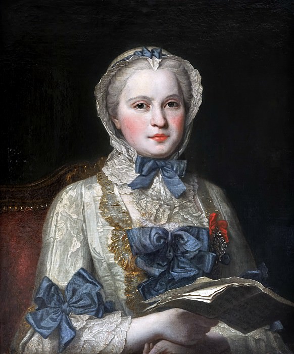 Морис-Кантен де Ла Тур -- Мария-Жозефина Саксонская, Версальский дворец