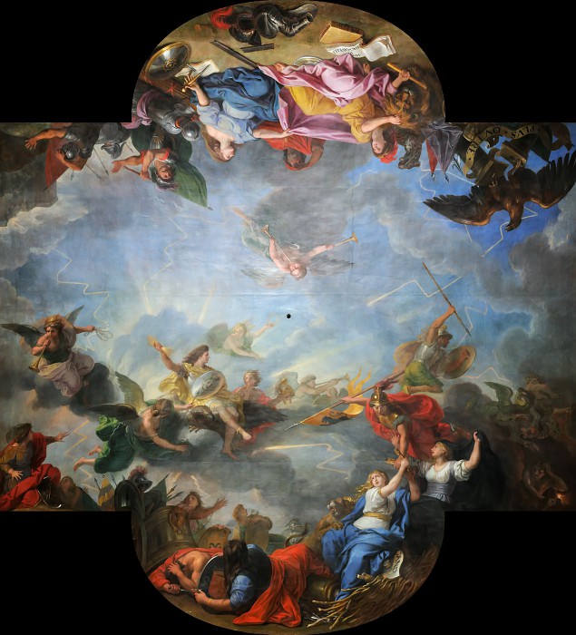 Charles Le Brun -- Capture of the city and citadel of Gand in six days, Château de Versailles