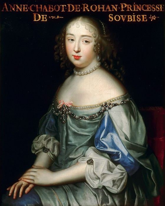 Шарль и Анри Бобрен -- Анна де Рогань-Шабо, принцесса де Субиз, придворная королевы Марии-Терезы, Версальский дворец