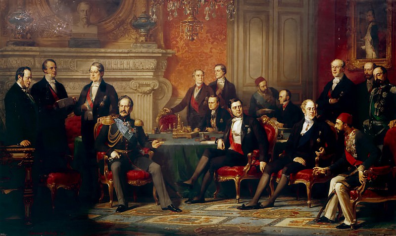 Edouard Dubufe -- The Congress of Paris, 20 February to 30 March 1856, Château de Versailles
