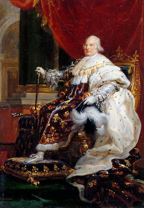Baron François Gérard -- Louis XVIII, King of France and Navarre, Château de Versailles