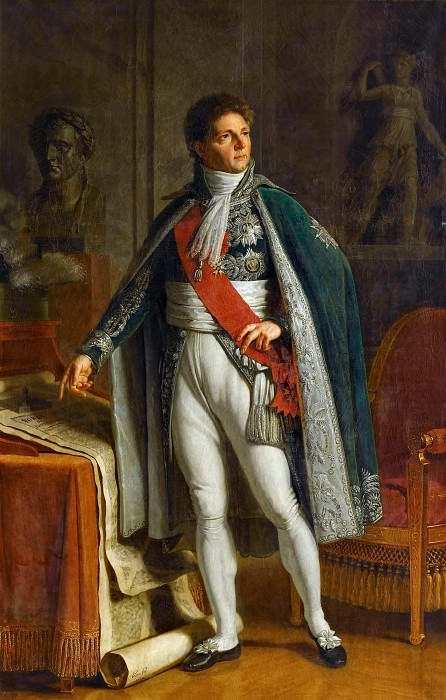 Jacques Augustin Pajou -- Louis-Alexadre Berthier, Prince of Neufchatel and of Wagram, Marechal of France , Château de Versailles