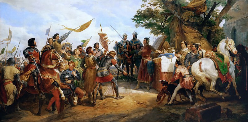 Horace Vernet -- Battle of Bouvines 27 July 1214, Château de Versailles