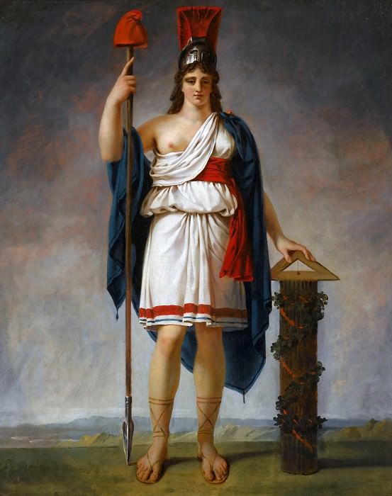 Attributed to Antoine-Jean Gros -- Allegorical Figure of The Republic, Château de Versailles