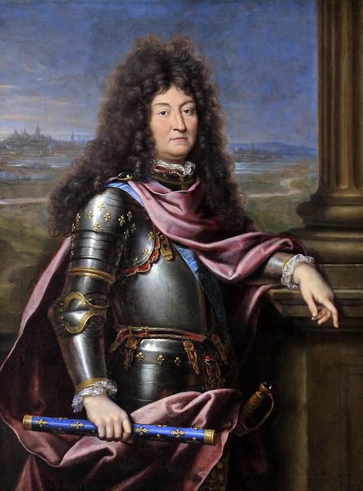 Пьер Миньяр -- Людовик XIV, король Франции, Версальский дворец