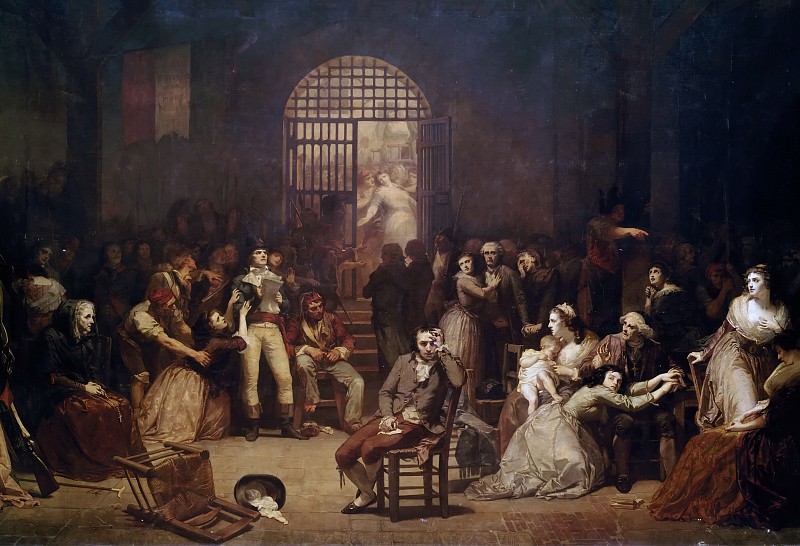 Шарль-Луи-Люсьен Мюллер -- Последние жертвы июльского террора 1794 года в тюрьме Сен-Лазар, Версальский дворец