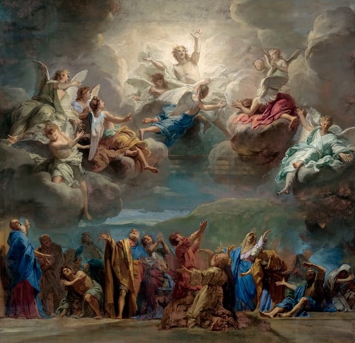 Жан-Батист Жувене -- Сошествие Святого Духа на апостолов, Версальский дворец