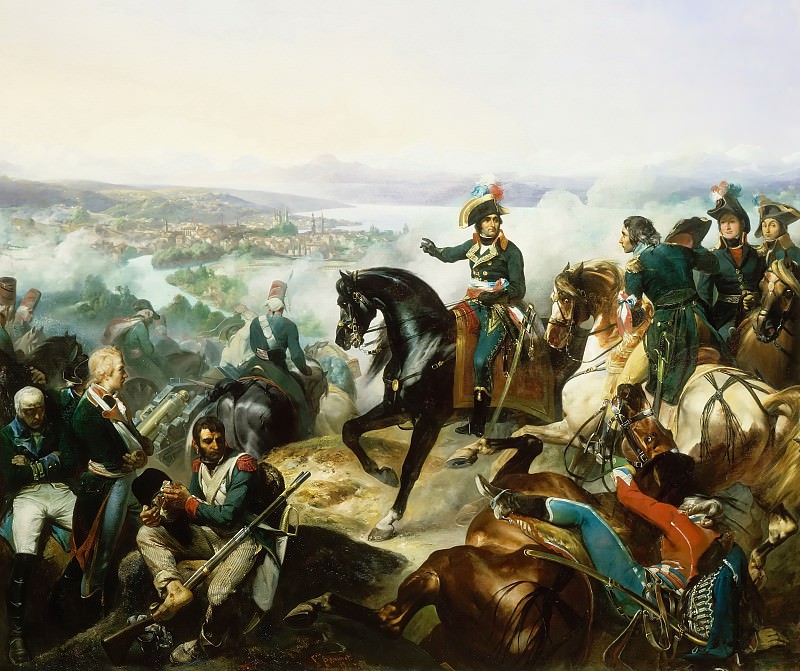François Bouchot -- The Battle of Zurich, September 25, 1799, Château de Versailles