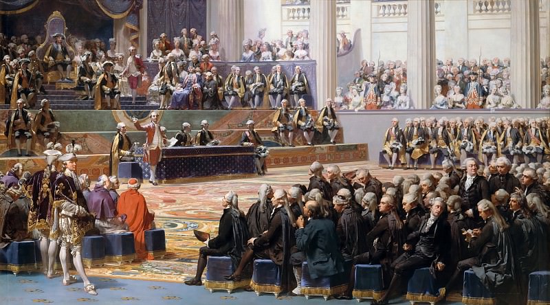 Огюст Кудер -- Открытие Генеральных Штатов 5 мая 1789, Версальский дворец