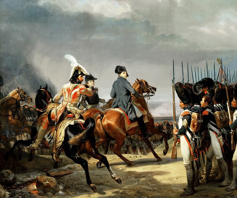 Орас Верне -- Смотр войск перед боем 14 октября 1806, Версальский дворец