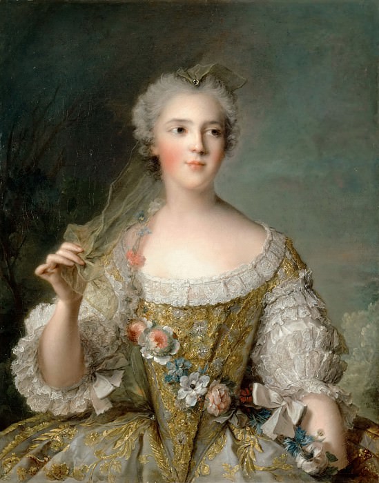 Жан-Марк Наттье -- София Французская , известная как Мадам Софи, Версальский дворец