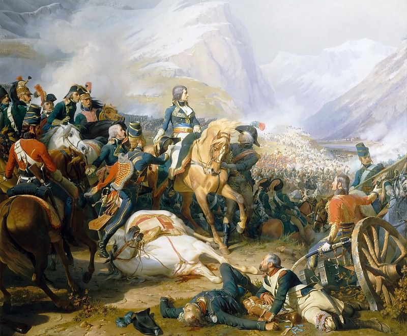 Félix Henri Emmanuel Philippoteaux -- Battles of Rivoli, 14 January 1797, Château de Versailles