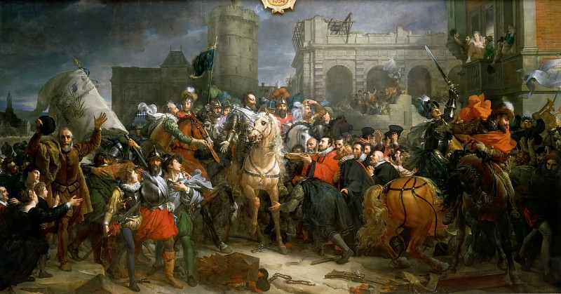 Baron François Gérard -- Entry of Henri IV into Paris, March 22, 1594, Château de Versailles
