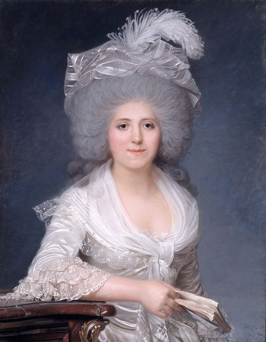 Joseph Boze -- Portrait of Jeanne-Louise-Henriette Genet Campan, Château de Versailles