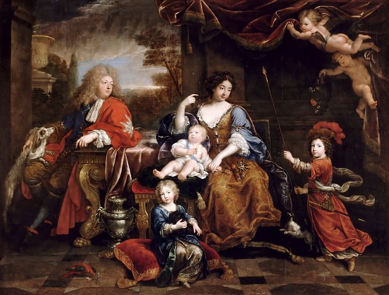 Миньяр, Пьер -- Семья великого дофина, Версальский дворец