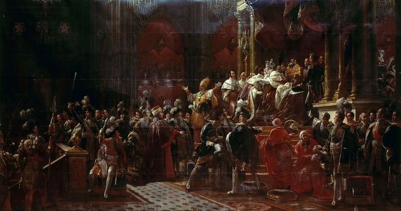Франсуа Жерар -- Коронация Карла X в Реймсе 29 мая 1825 года, Версальский дворец