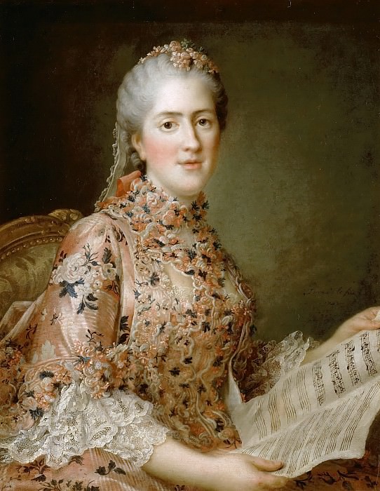 Франсуа-Юбер Друэ -- София Французская , Версальский дворец