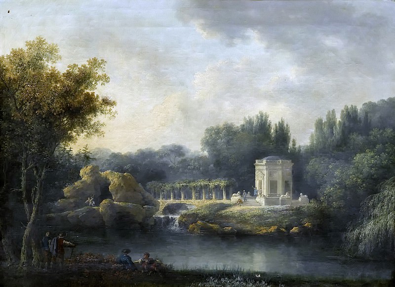 Claude-Louis Chatelet -- Le Rocher et le Belvédère à Versailles, Château de Versailles