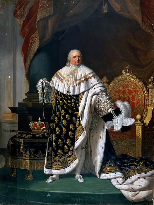 Робер Лефевр -- Людовик XVIII , король Франции и Наварры, Версальский дворец