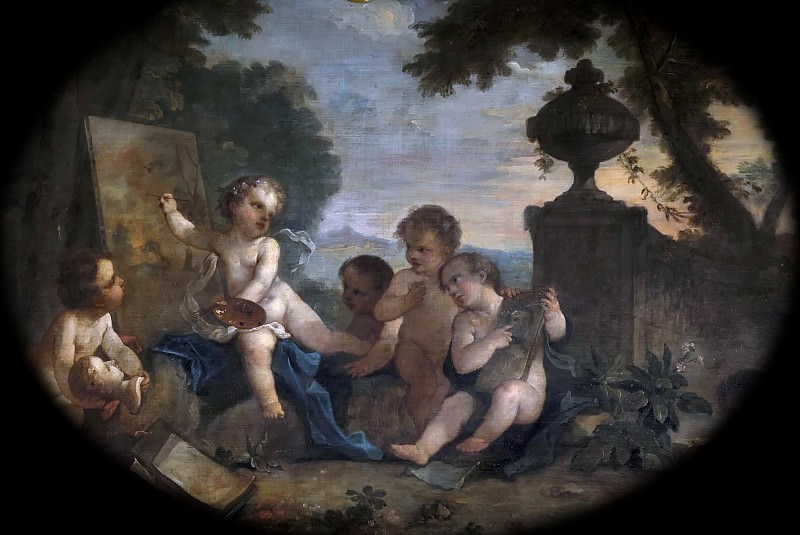 Шарль-Жозеф Натуар -- Аллегория живописи, Версальский дворец