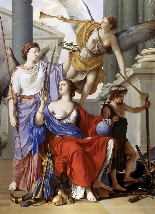 Лорен Де Ла Ир -- Аллегория регенства Анны Австрийской, Версальский дворец