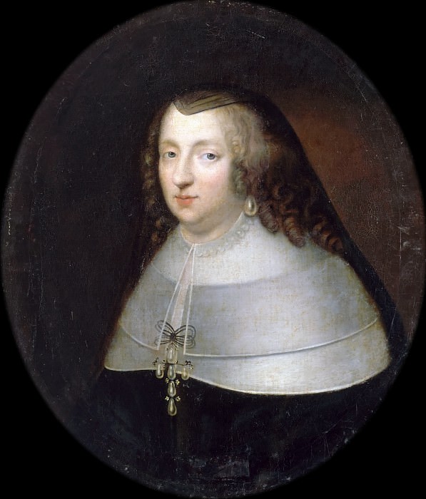 Charles Beaubrun, Henri Beaubrun the Younger -- Anne, Queen of France, consort of Louis XIII, in Widow’s Habit , Château de Versailles