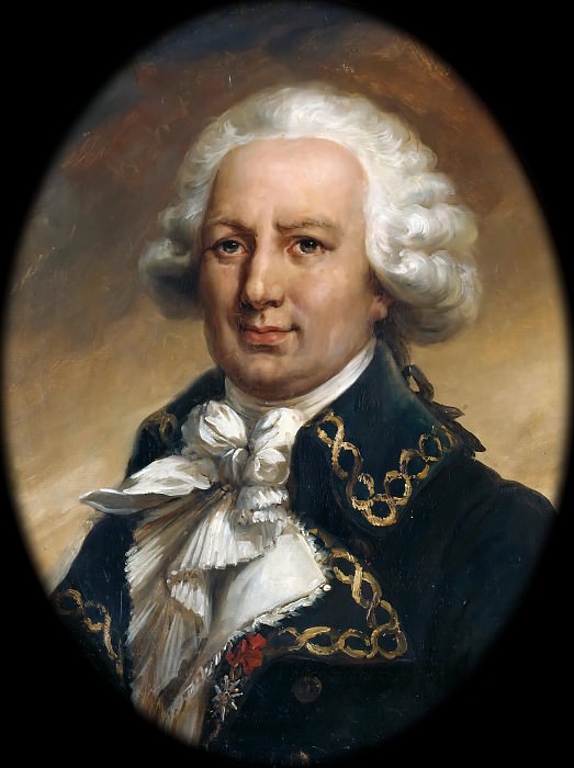 Жан-Пьер Франк -- Луи-Антуан, граф Буженвилль, Версальский дворец