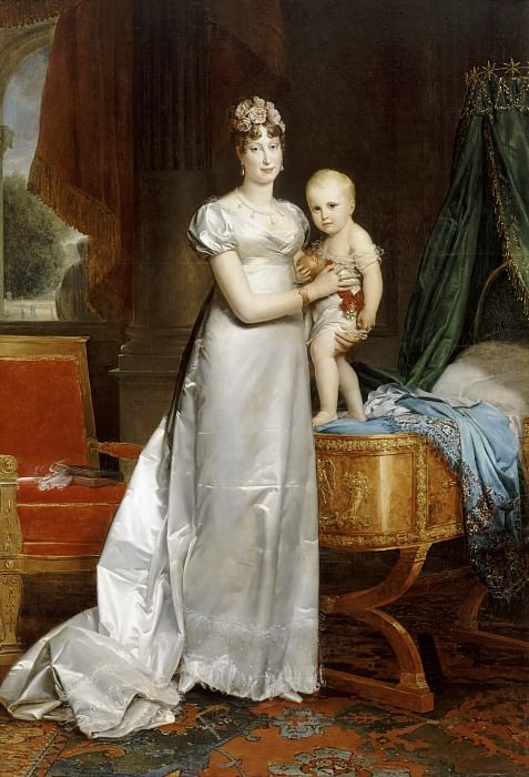 Франсуа Жерар -- Мария-Луиза , императрица Франции и королева Рима, Версальский дворец