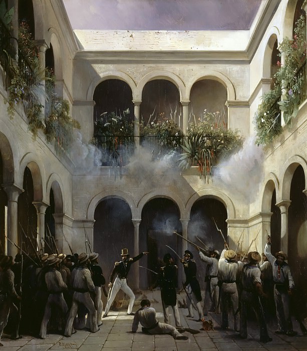 Фарамон Бланшар -- Атака принца Жуанвилля на Вера Крус 5 декабря 1838 года, Версальский дворец