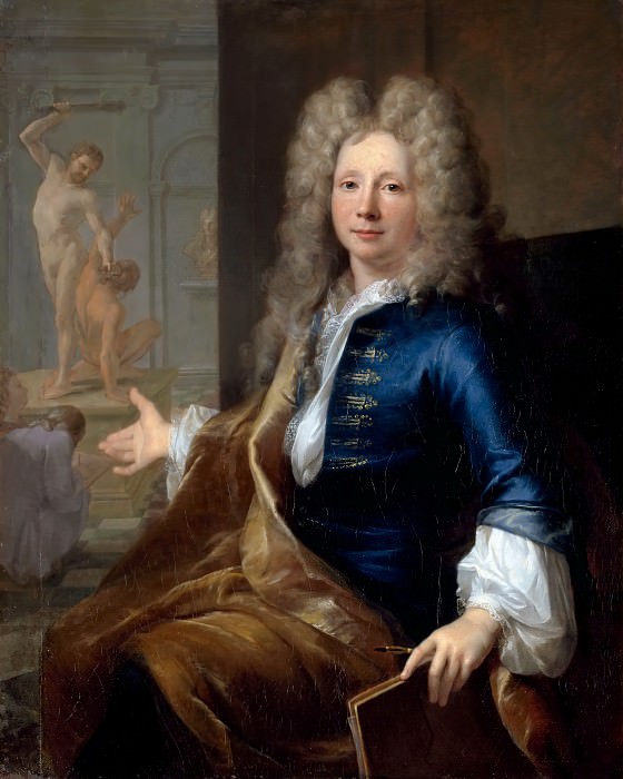 Louis Tocqué -- Portrait of Louis Boullogne the Younger , Château de Versailles