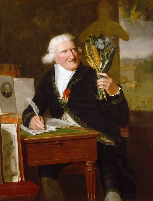 François Dumont -- Antoine Parmentier , agronomist, member of the Institute, in 1812, in the garb of an academician and wearing the Legion of Honor, Château de Versailles