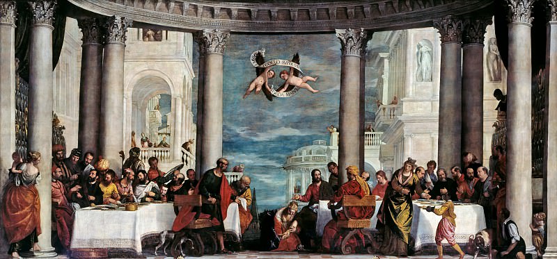 Paolo Veronese -- The Feast in the House of Simon the Pharisee, Château de Versailles