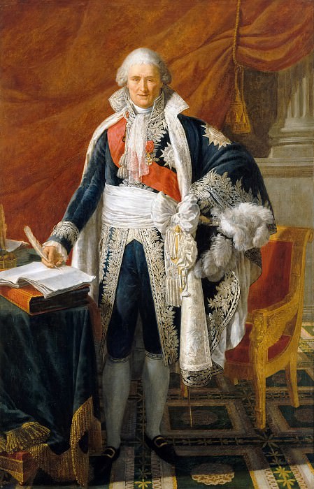 Пьер Готро -- Жан-Этьен-Мари, граф Порталис, министр культуры, Версальский дворец