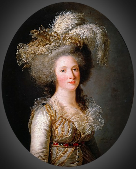 Аделаида Лабий-Гийар -- Елизавета Французская, сестра Людовика XVI, Версальский дворец