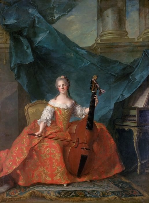 Jean-Marc Nattier -- Anne-Henriette of France, called Madame Henriette , Château de Versailles