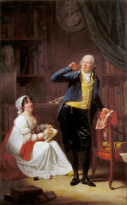 Анри-Пьер Данлу -- Жак Делилль с супругой, Версальский дворец