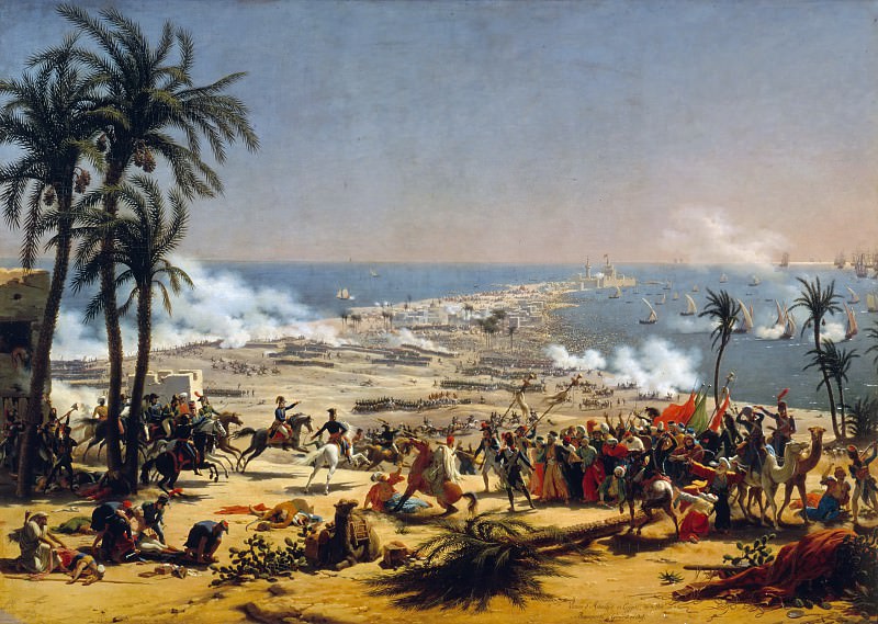 Луи-Франсуа Лежен -- Битва в Абукире 25 июля 1799 года, Версальский дворец
