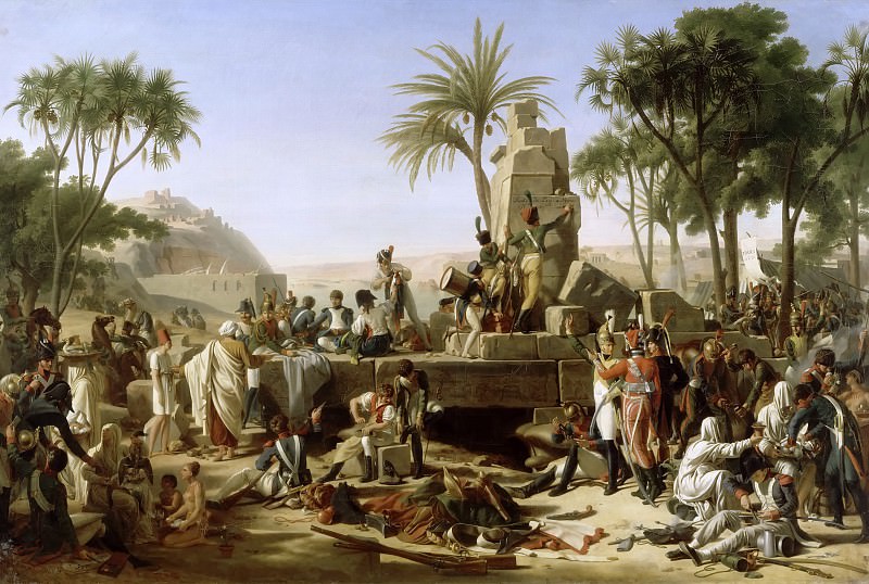 Jean-Charles Tardieu -- French army bivouac in Aswan, Egypt, Château de Versailles
