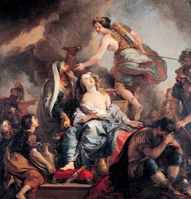Шарль де Лафосс -- Жертвоприношение Ифигении, Версальский дворец