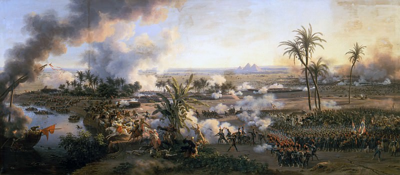 Louis Francois Lejeune -- Battle of the Pyramids, 21 July 1798, Château de Versailles