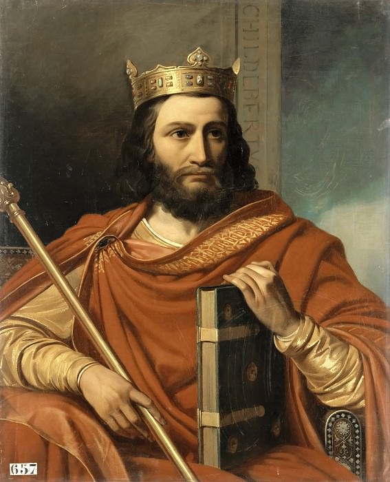 Жан-Луи Безар -- Хильдеберт I, король Франции, Версальский дворец