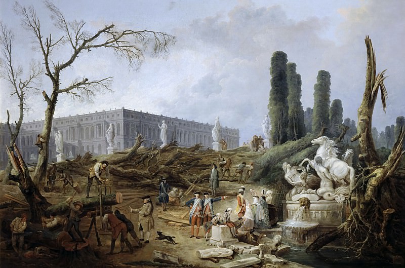 Robert, Hubert -- Le bosquet des Bains d’Apollon, Château de Versailles