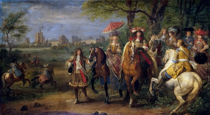 Мейлен, Адам Франс ван дер -- Вид замка Венсен в 1669 году, Версальский дворец